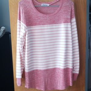 Size Medium Striped Long Sleeve